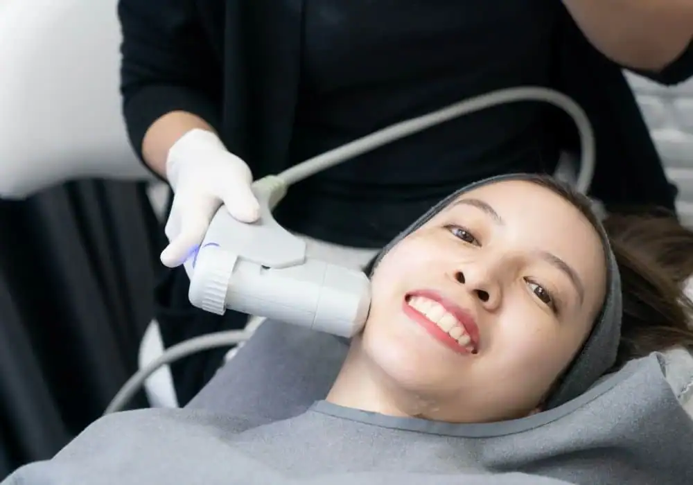 HIFU treatment Bridgend in progress