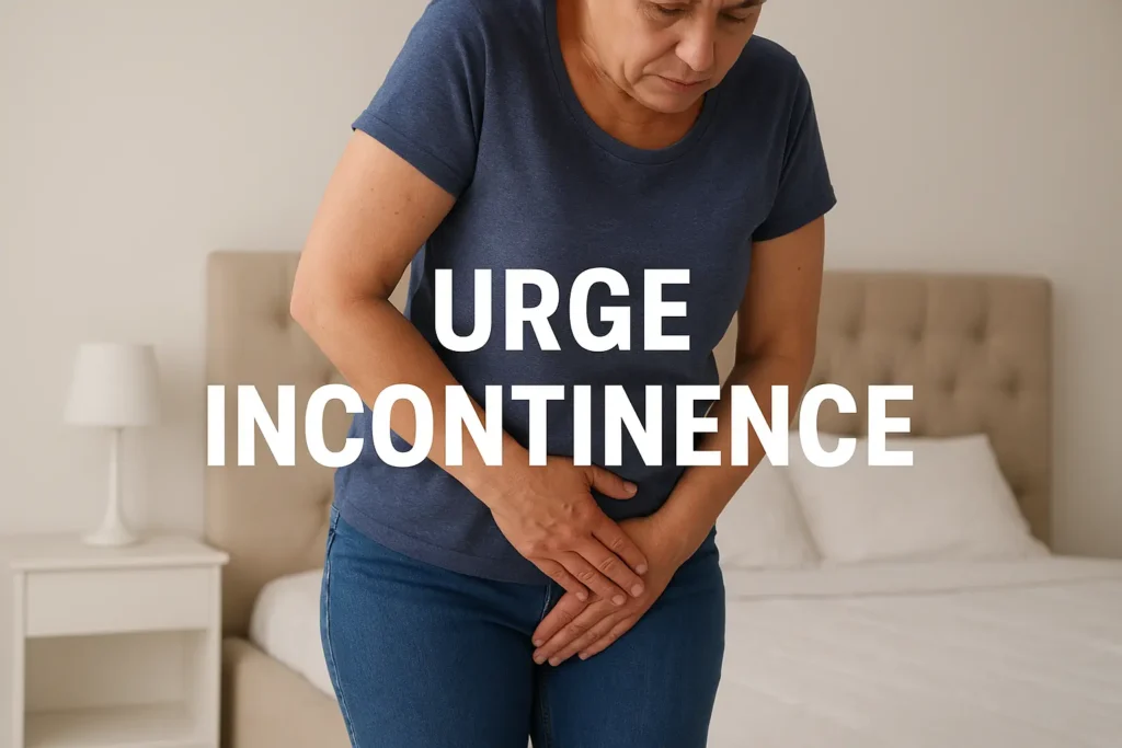 how to manage urge incontinence Bridgend symptoms