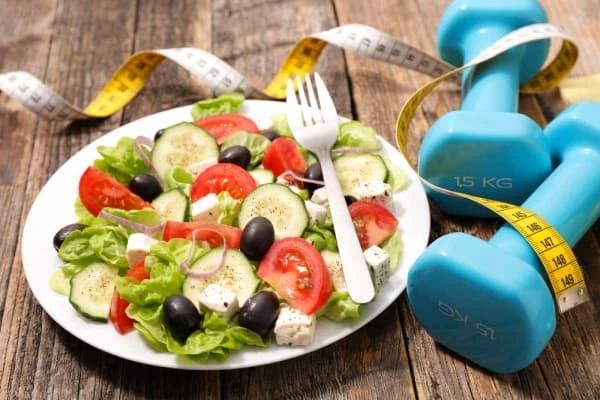 Example of good diet and exercise Bridgend