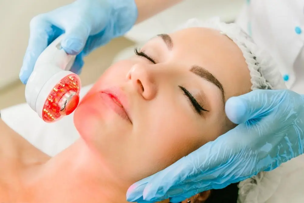 woman having non-surgical Morph8 treatment Bridgend